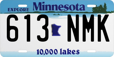 MN license plate 613NMK