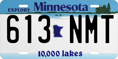 MN license plate 613NMT