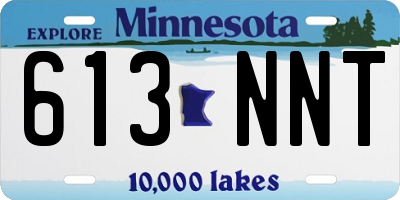 MN license plate 613NNT