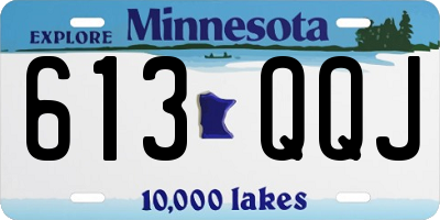 MN license plate 613QQJ
