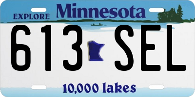 MN license plate 613SEL