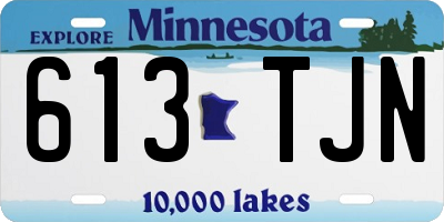 MN license plate 613TJN