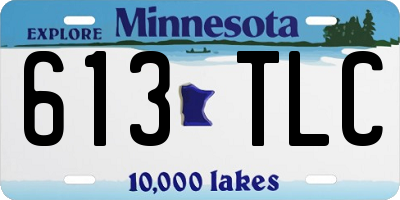 MN license plate 613TLC