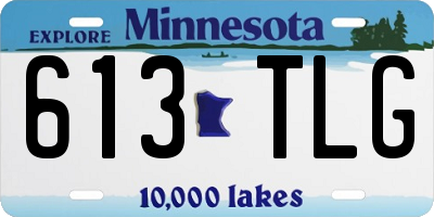 MN license plate 613TLG