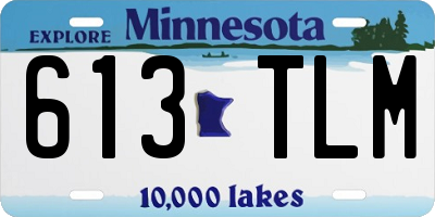 MN license plate 613TLM