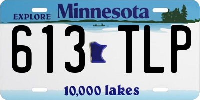 MN license plate 613TLP