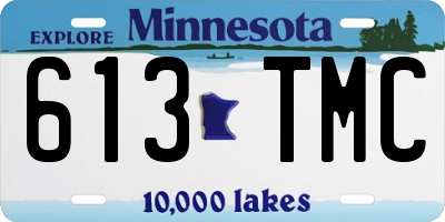 MN license plate 613TMC