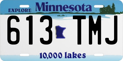 MN license plate 613TMJ