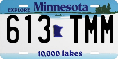 MN license plate 613TMM