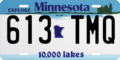 MN license plate 613TMQ