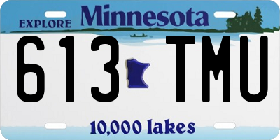 MN license plate 613TMU