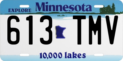 MN license plate 613TMV
