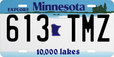 MN license plate 613TMZ