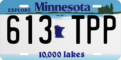 MN license plate 613TPP