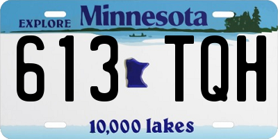 MN license plate 613TQH