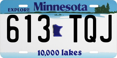 MN license plate 613TQJ