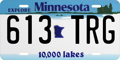 MN license plate 613TRG