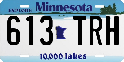 MN license plate 613TRH