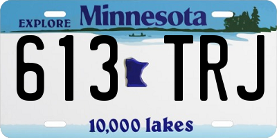 MN license plate 613TRJ