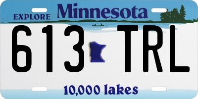 MN license plate 613TRL