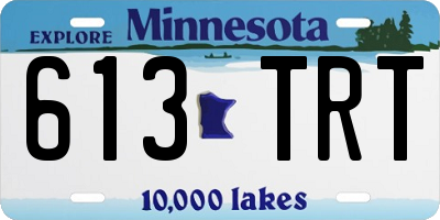 MN license plate 613TRT