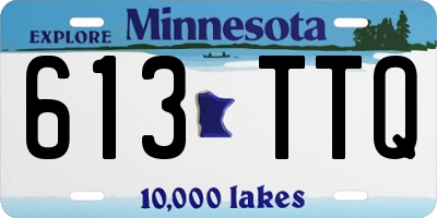 MN license plate 613TTQ