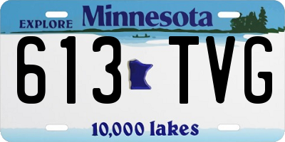 MN license plate 613TVG