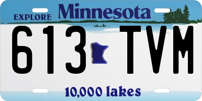 MN license plate 613TVM