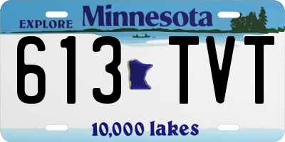 MN license plate 613TVT