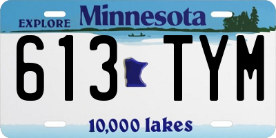 MN license plate 613TYM
