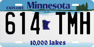 MN license plate 614TMH