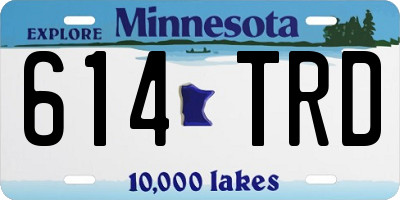 MN license plate 614TRD