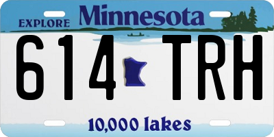 MN license plate 614TRH