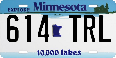 MN license plate 614TRL