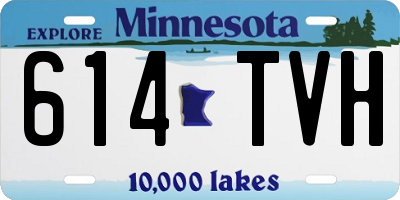 MN license plate 614TVH