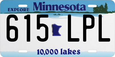 MN license plate 615LPL