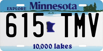 MN license plate 615TMV