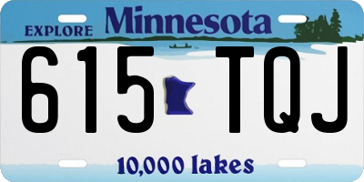 MN license plate 615TQJ