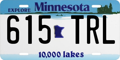 MN license plate 615TRL