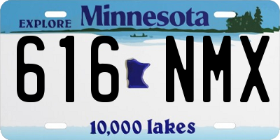 MN license plate 616NMX