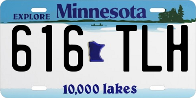 MN license plate 616TLH