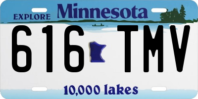 MN license plate 616TMV