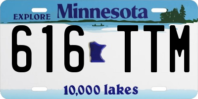 MN license plate 616TTM