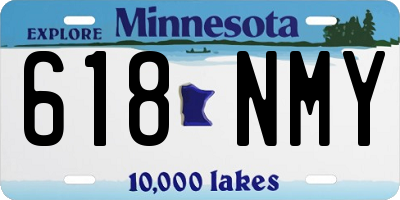 MN license plate 618NMY