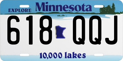 MN license plate 618QQJ