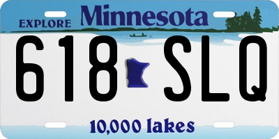 MN license plate 618SLQ