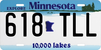 MN license plate 618TLL