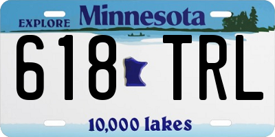MN license plate 618TRL