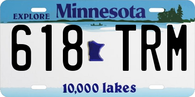 MN license plate 618TRM