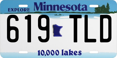 MN license plate 619TLD